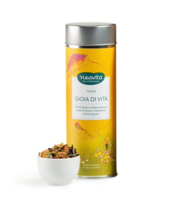 Tisana Gioia di Vita in Silver Tin Neavita