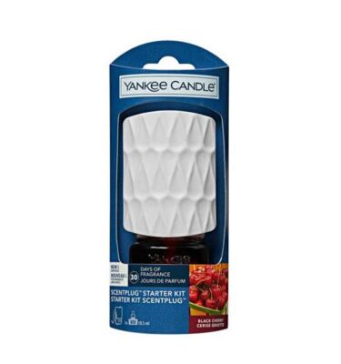 Black Cherry Kit Base Scent Plug Organi Pattern Yankee Candle