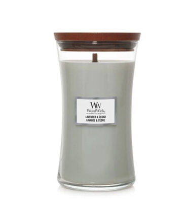 Lavender & Cedar Woodwick – Candela Grande