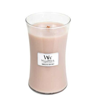 Vanilla & Sea Salt Woodwick – Candela Grande