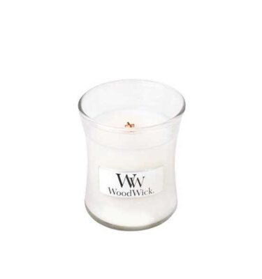 White Teak Woodwick – Candela Piccola