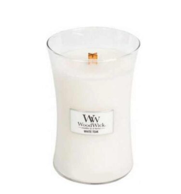 White Teak Woodwick – Candela Grande