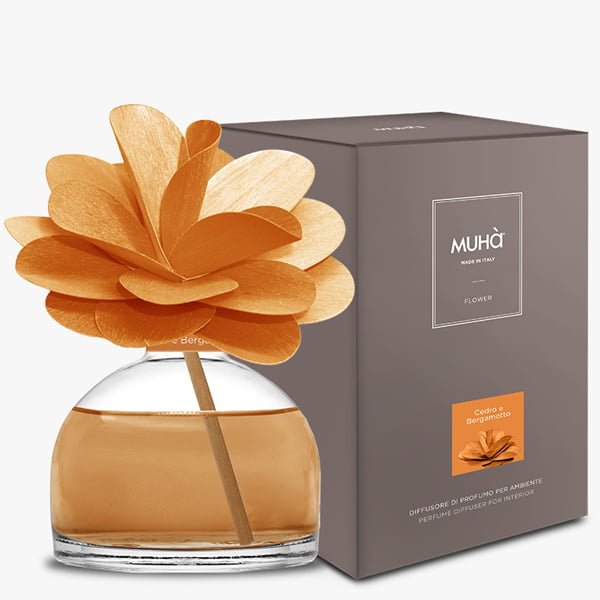 Profumatore d'Ambiente Muhà Flower 200 ml - Cedro e Bergamotto 2 Profumatore d'Ambiente Muhà Flower 200 ml - Cedro e Bergamotto - immagine 2
