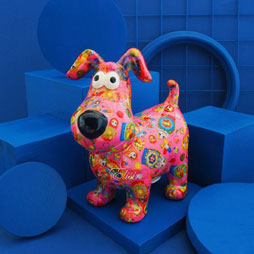 Cane “Hugo” Azzurro Pomme Pidou