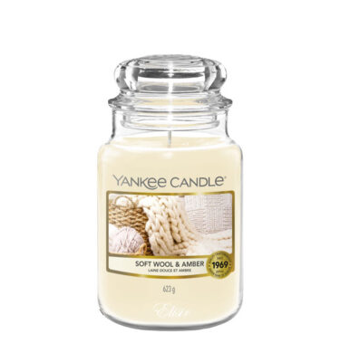 Soft Wool & Amber Yankee Candle – Giara Grande