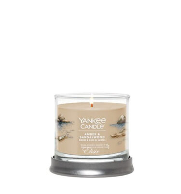 Amber & Sandalwood Yankee Candle – Candela Tumbler Piccola Signature