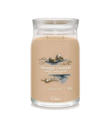 Amber & Sandalwood Yankee Candle – Candela Grande Signature
