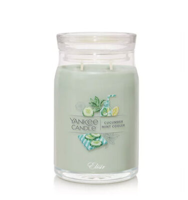Cucumber Mint Cooler Yankee Candle – Candela Grande Signature