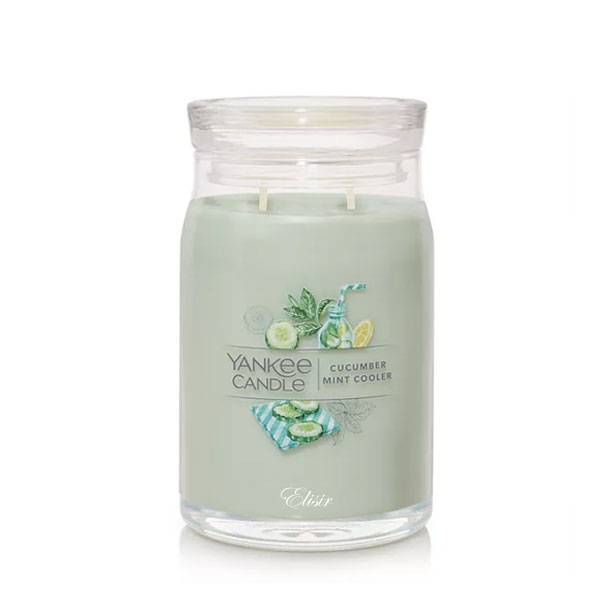 Cucumber Mint Cooler Yankee Candle - Candela Grande Signature 1 Cucumber Mint Cooler Yankee Candle - Candela Grande Signature