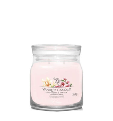 Pink Cherry & Vanilla Yankee Candle – Candela Media Signature