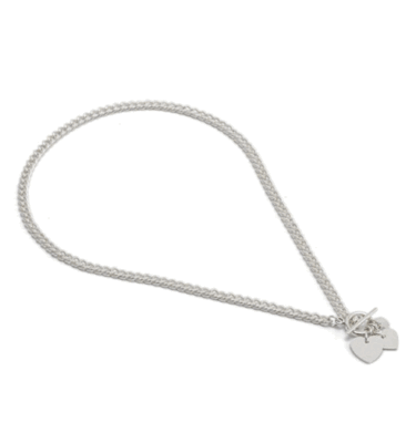 Catena T Bar Tris Cuori Corta