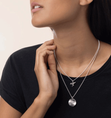 Collana 2 Catene Colibrì