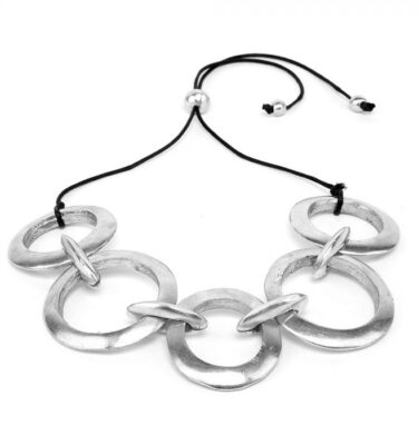 Collana Filo Cerchi Incatenati