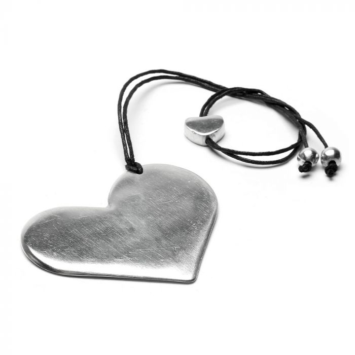 Collana Pendente Cuore Piatto 1 Collana Pendente Cuore Piatto