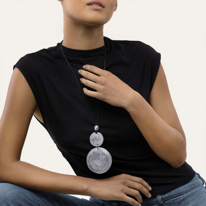 Pendente Tondi Incisi 2 Pendente Tondi Incisi - immagine 2