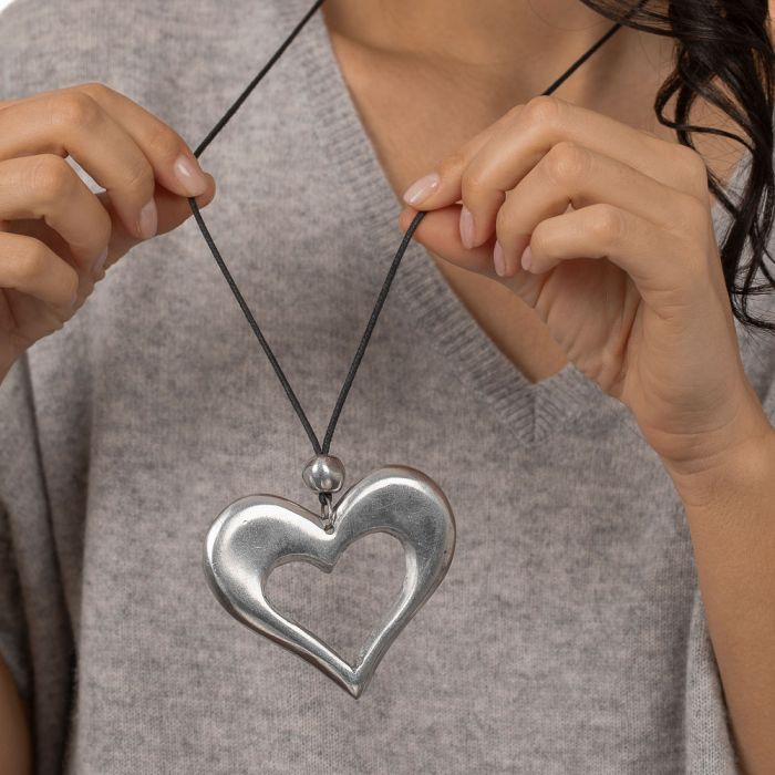 Pendente Cuore Forato Grande 2 Pendente Cuore Forato Grande - immagine 2