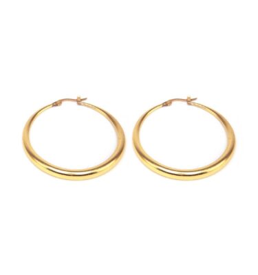 Orecchini Cerchi Grandi Bombè