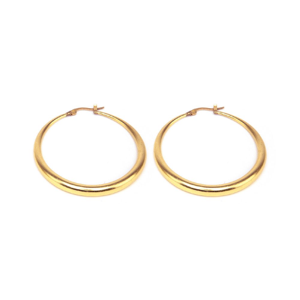 Orecchini Cerchi Grandi Bombè 1 Orecchini Cerchi Grandi Bombè