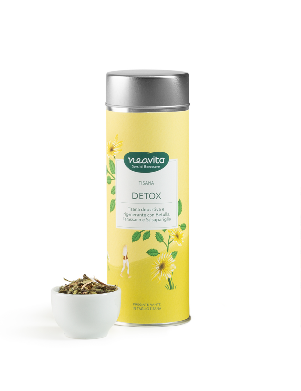Tisana Detox in Silver Tin Neavita 1 Tisana Detox in Silver Tin Neavita