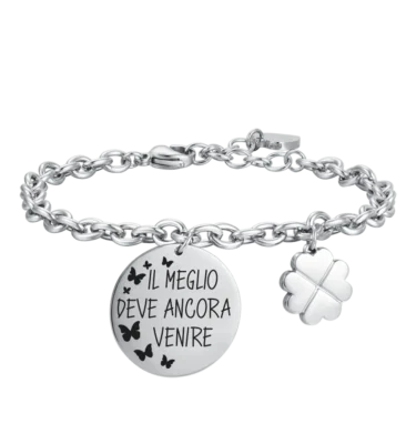 Bracciale Donna in Acciaio “Il Meglio Deve Ancora Venire”