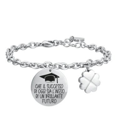 Bracciale Donna in Acciao “Che il Successo di Oggi sia L’inizio di un Grande Futuro”