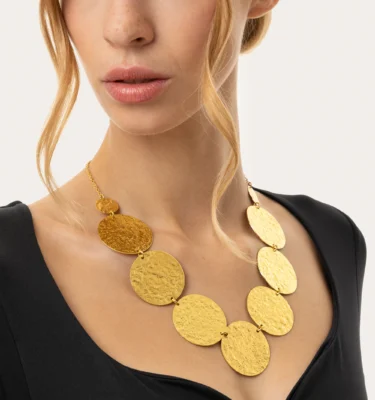 Collana Maxi Placche Raw