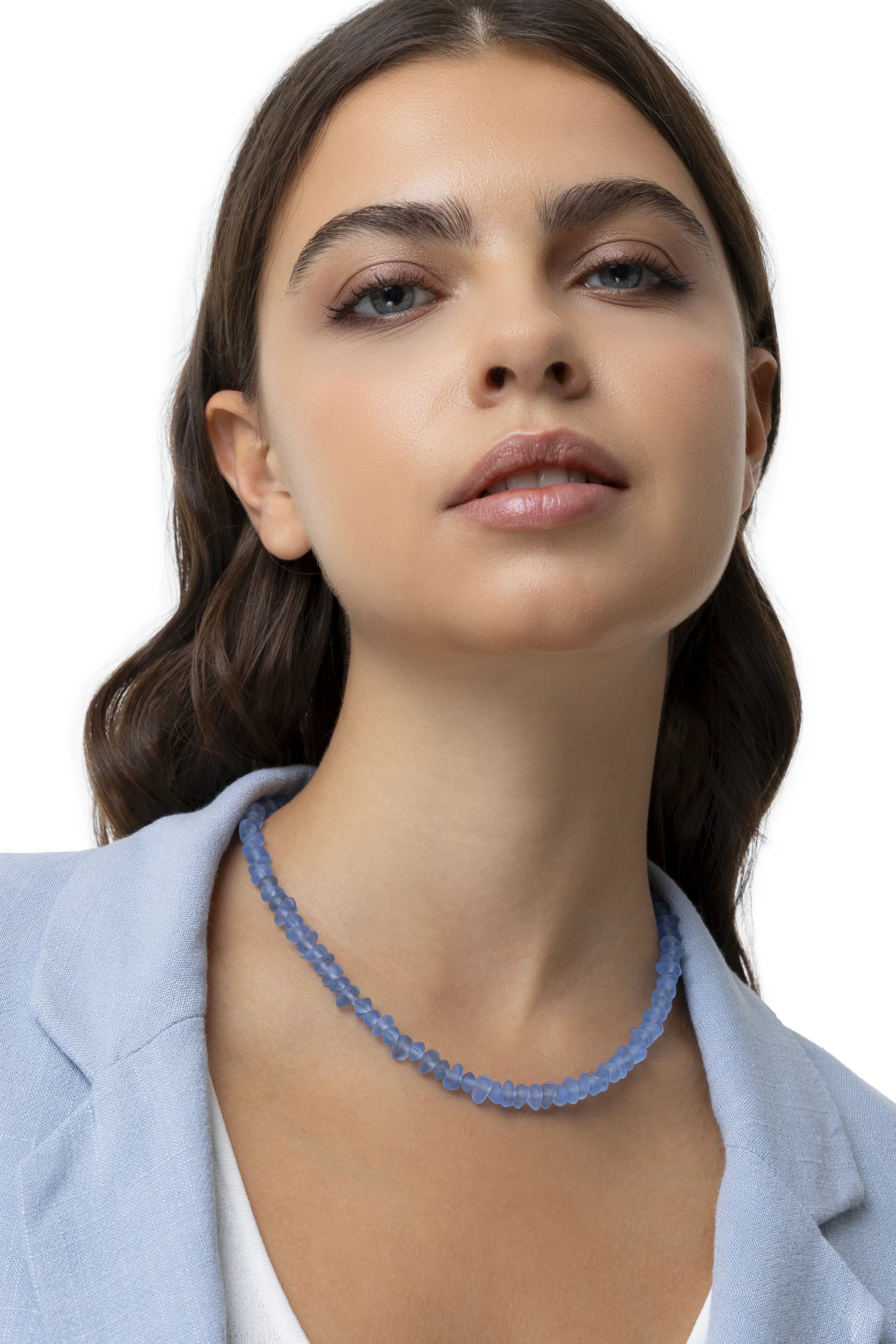 Collana di Pietre Irregolari Turchese 2 Collana di Pietre Irregolari Turchese - immagine 2