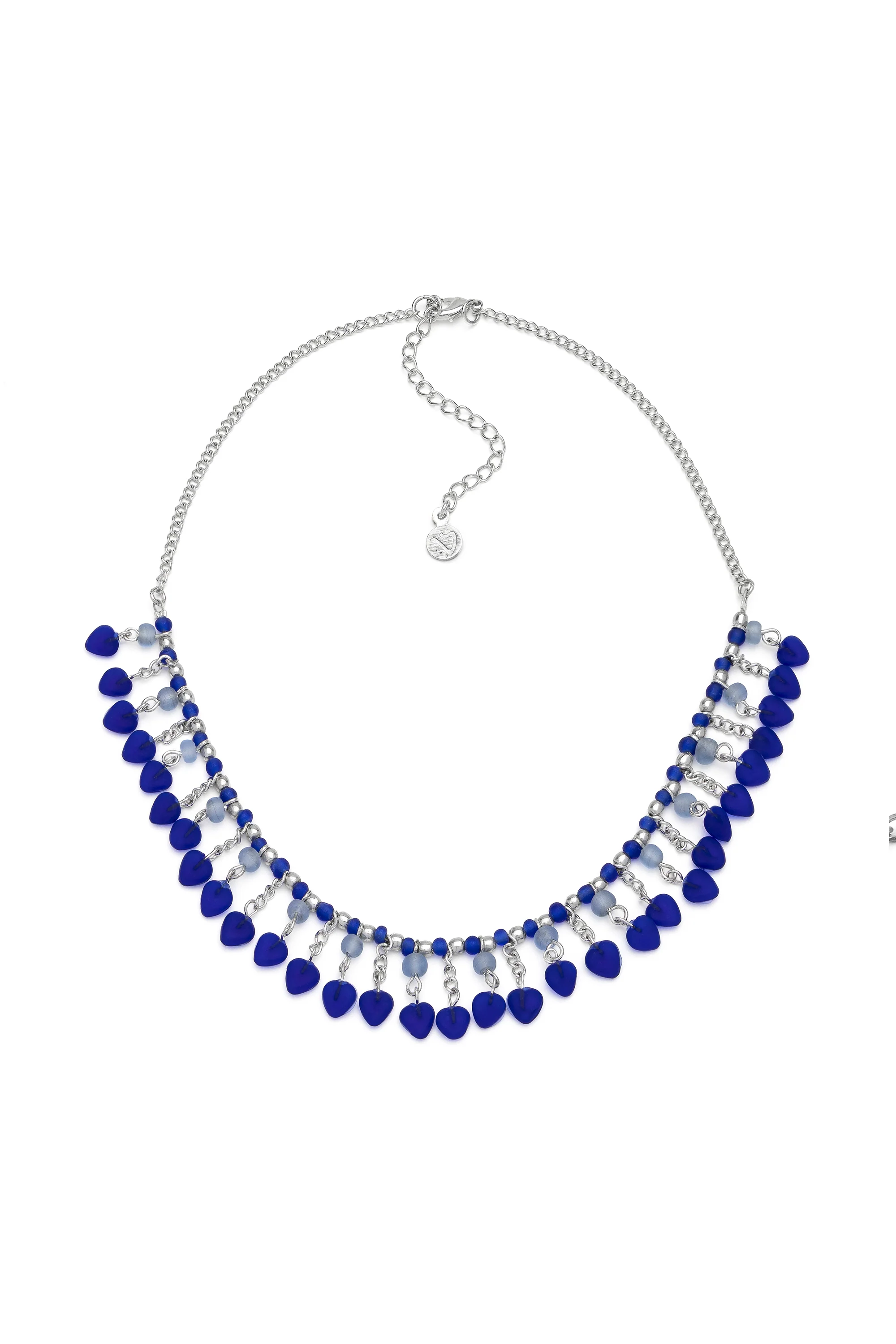 Collana con Pendenti in Vetro Misto 1 Collana con Pendenti in Vetro Misto