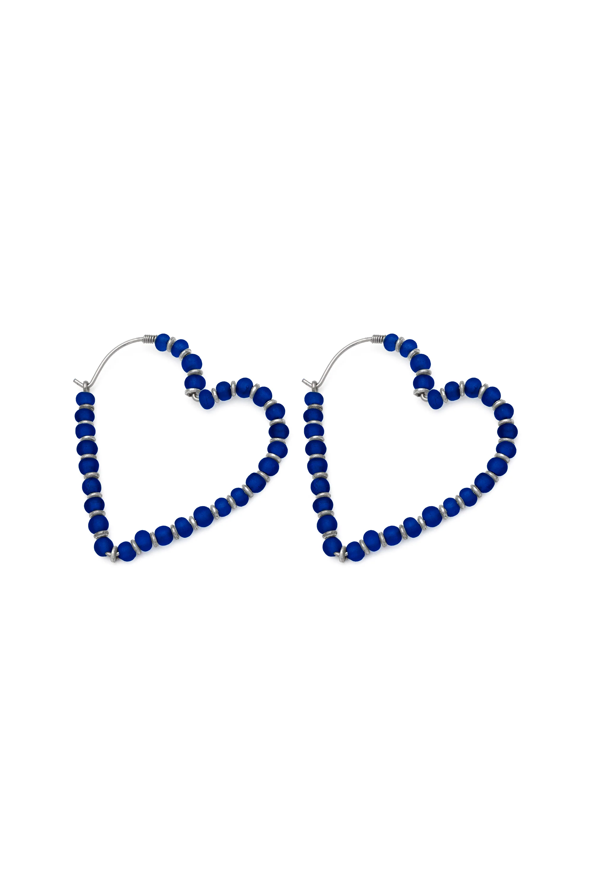 Orecchini a Cuore di Vetro 1 Orecchini a Cuore di Vetro