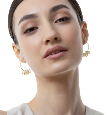 Orecchini Cerchi Mogra