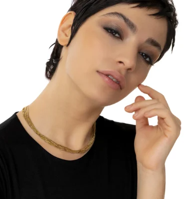 Collana Multifilo Oro