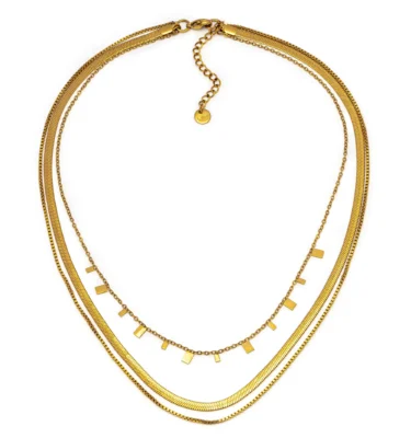 Collana 3 Catene Mix