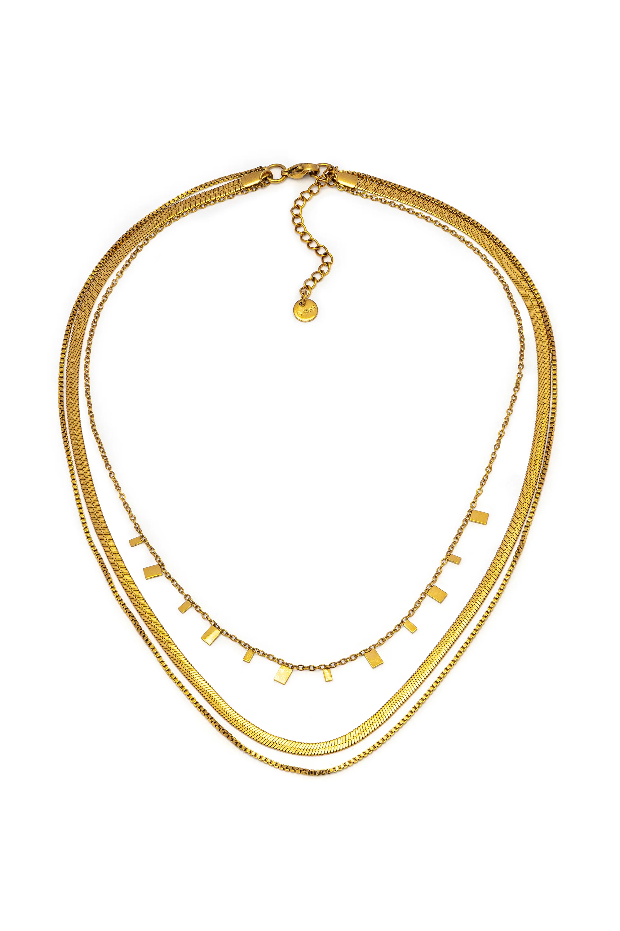 Collana 3 Catene Mix 1 Collana 3 Catene Mix