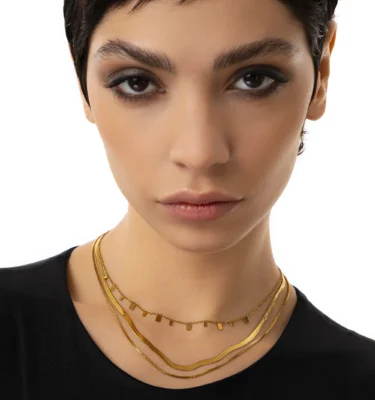 Collana 3 Catene Mix