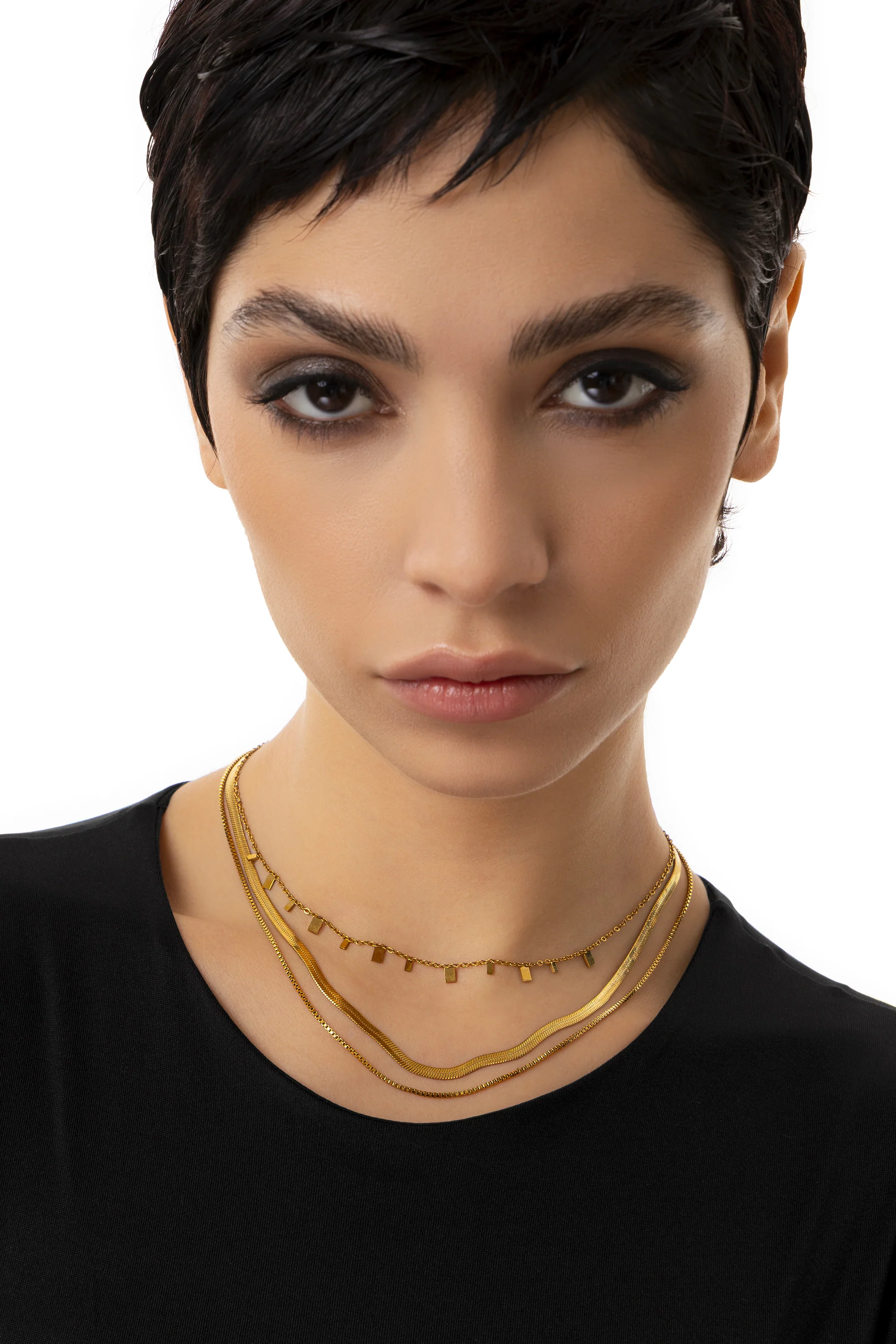 Collana 3 Catene Mix 2 Collana 3 Catene Mix - immagine 2