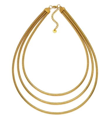 Collana 3 Catene Snake