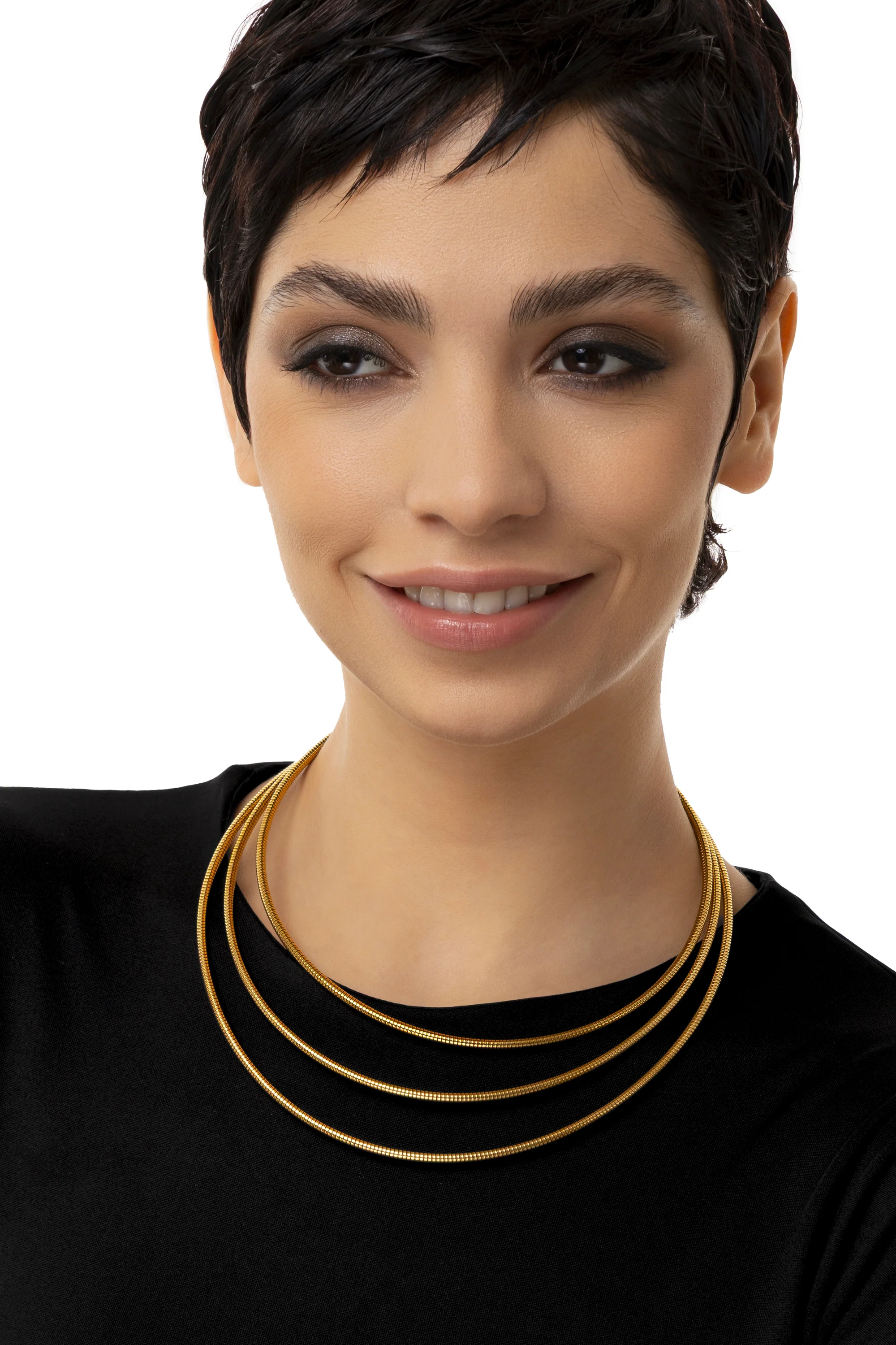 Collana 3 Catene Snake 2 Collana 3 Catene Snake - immagine 2
